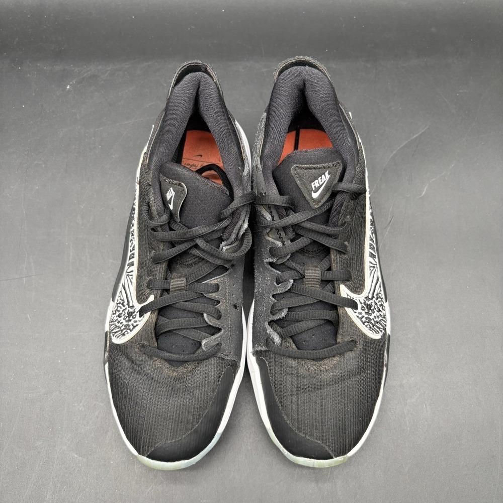 Nike Zoom Freak 2 Giannis Youth Size 4.5 Black White Basketball Shoes CN8574 - Picture 11 of 16